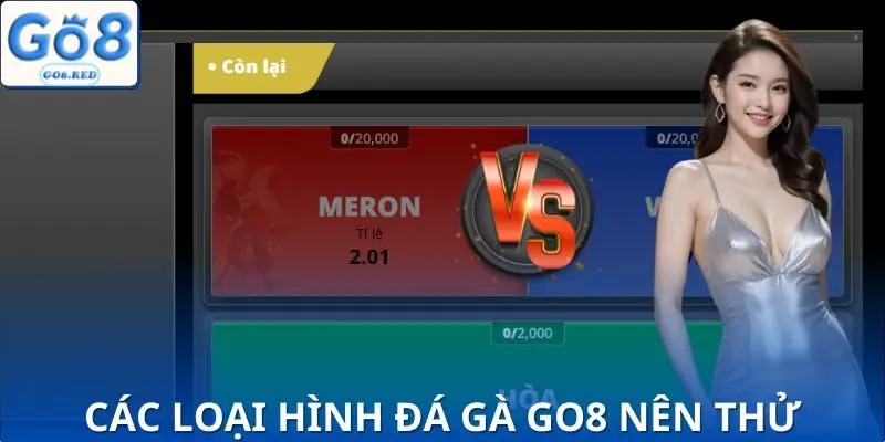 Tất cả các loại đá gà GO8 bạn nên biết