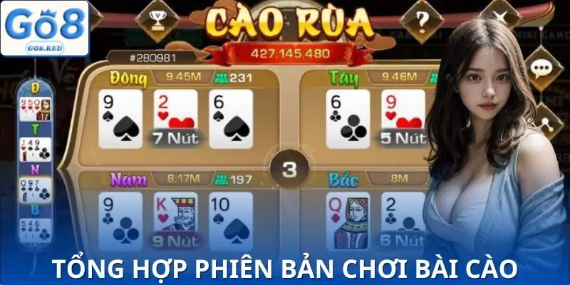 Cách Chơi Bài Cào | Luật Chơi Đầy Đủ Và Chiến Thuật Bất Bại 3 Các phiên bản ba lá đang có trên nhà cái