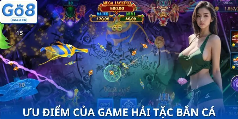 Hải Tặc Bắn Cá GO8 - Hành Trình Săn Kho Báu Đại Dương 2 Những nét cuốn hút riêng của Hải Tặc Bắn Cá